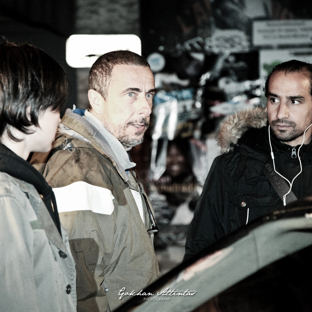 BIBI NACERI, SOPHIE CHAMOUX, FARID MAKHLOUF, TOURNAGE #5847