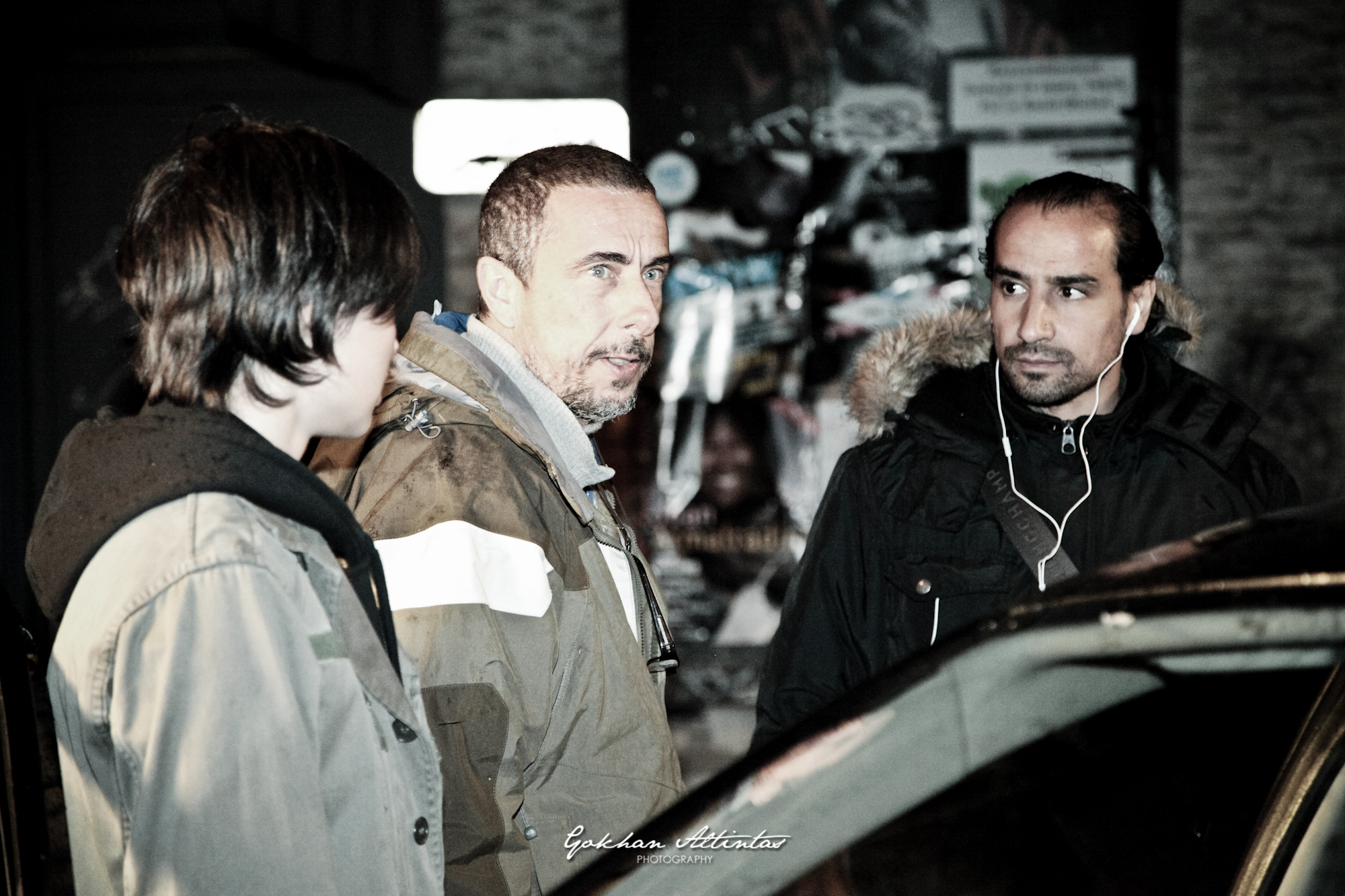 BIBI NACERI, SOPHIE CHAMOUX, FARID MAKHLOUF, TOURNAGE #5847